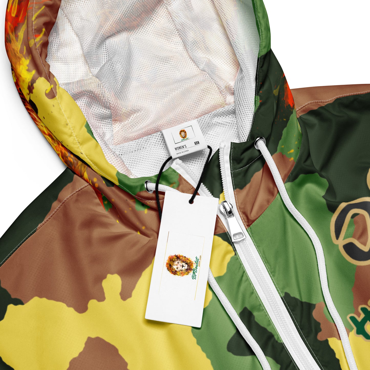 Army Camo Cropped Windbreaker