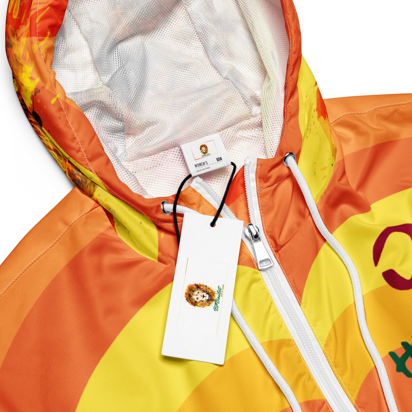 Sunny Flower 2 Cropped Windbreaker