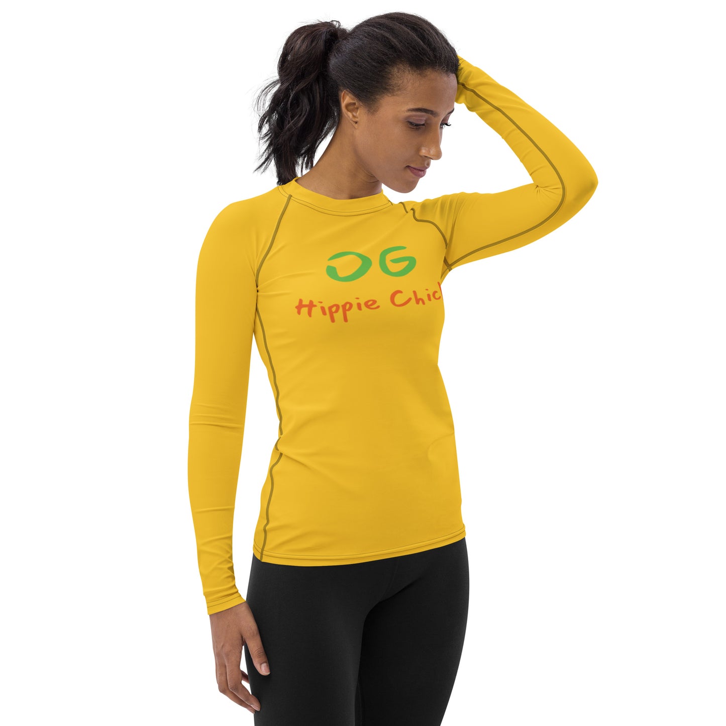 Yellow Women's Rash Guard