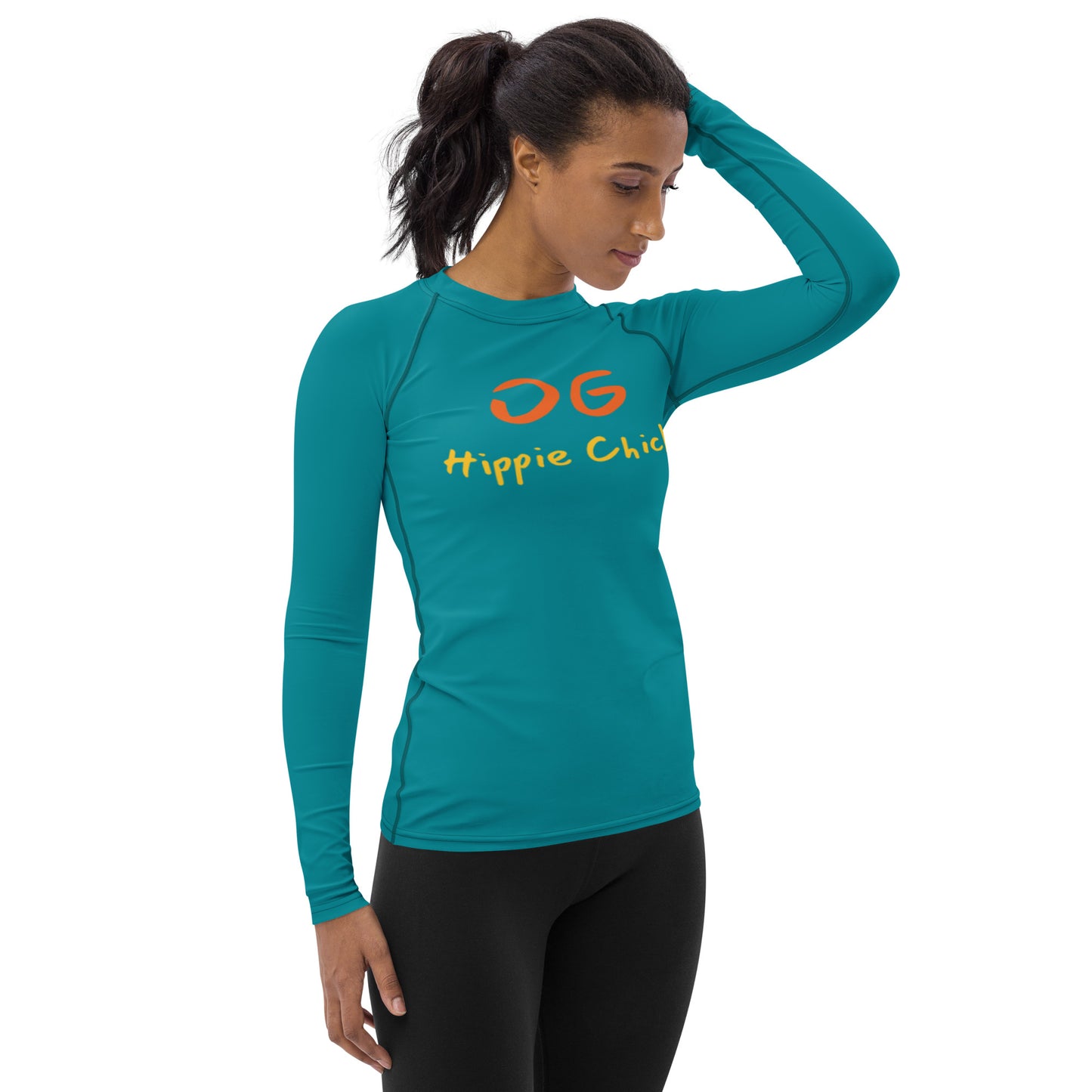 Teal Women's Rash Guard