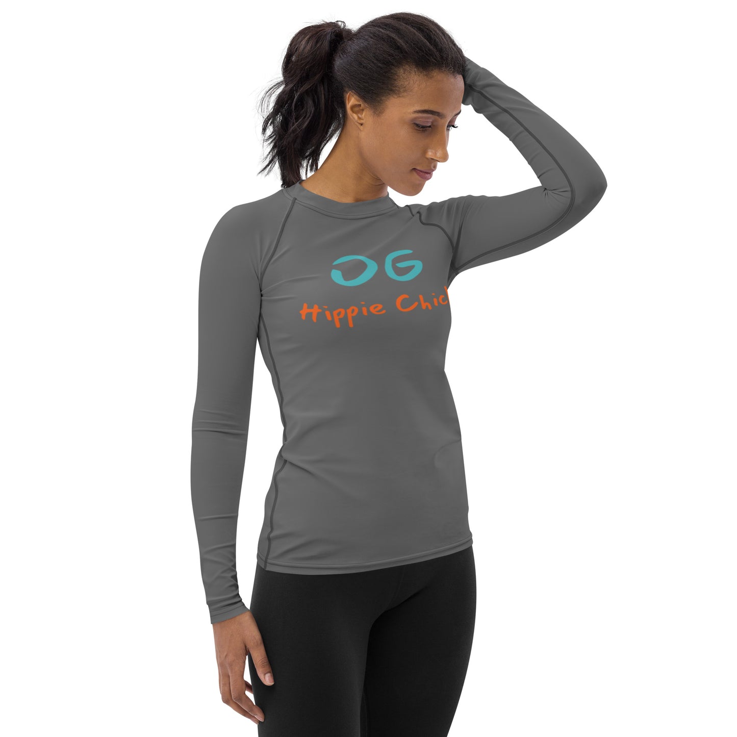 Gray Women's Rash Guard