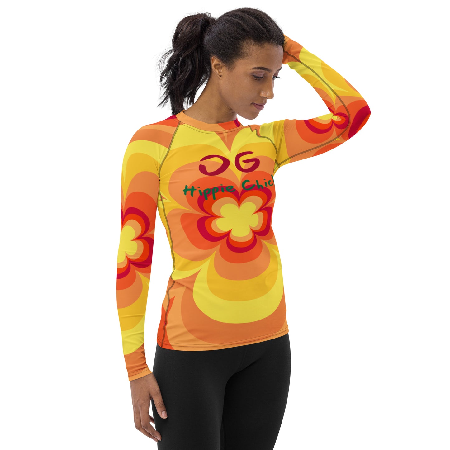 Sunny Flower 2 Women's Rash Guard