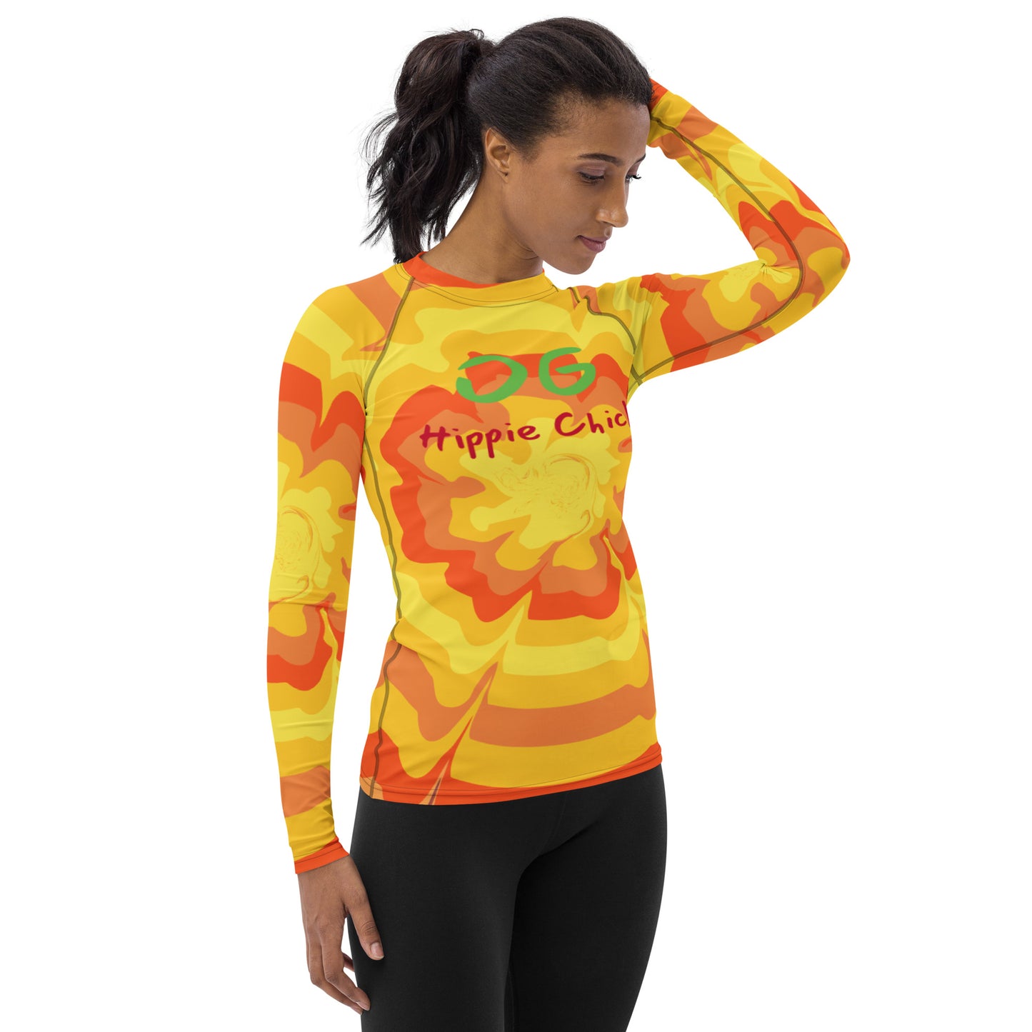 Sunny Flower Women's Rash Guard