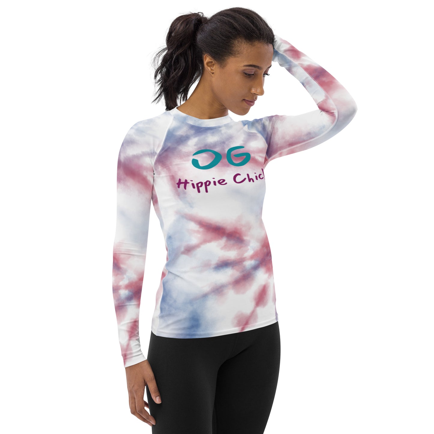 Tie Dye Women's Rash Guard