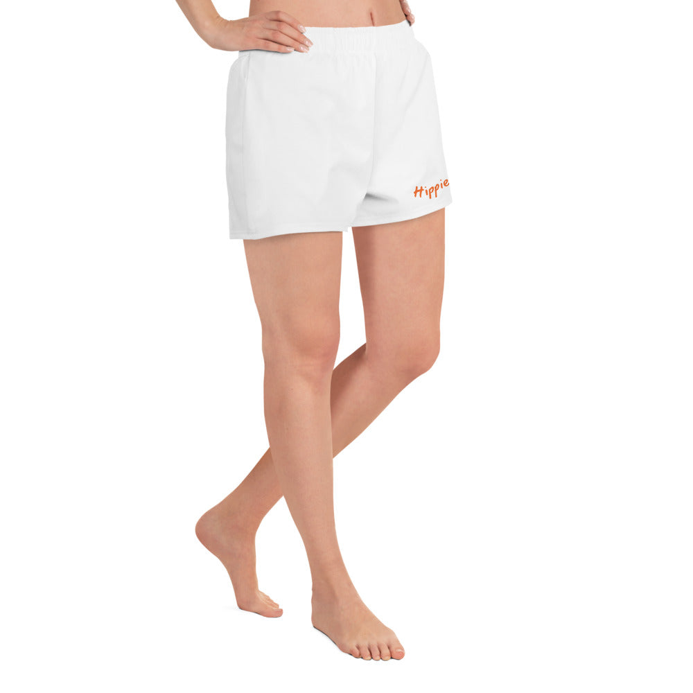 White Women's Athletic Shorts