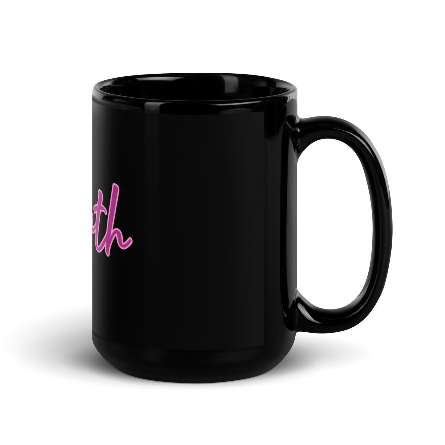 Black Glossy Mug - Empath (Eggplant)