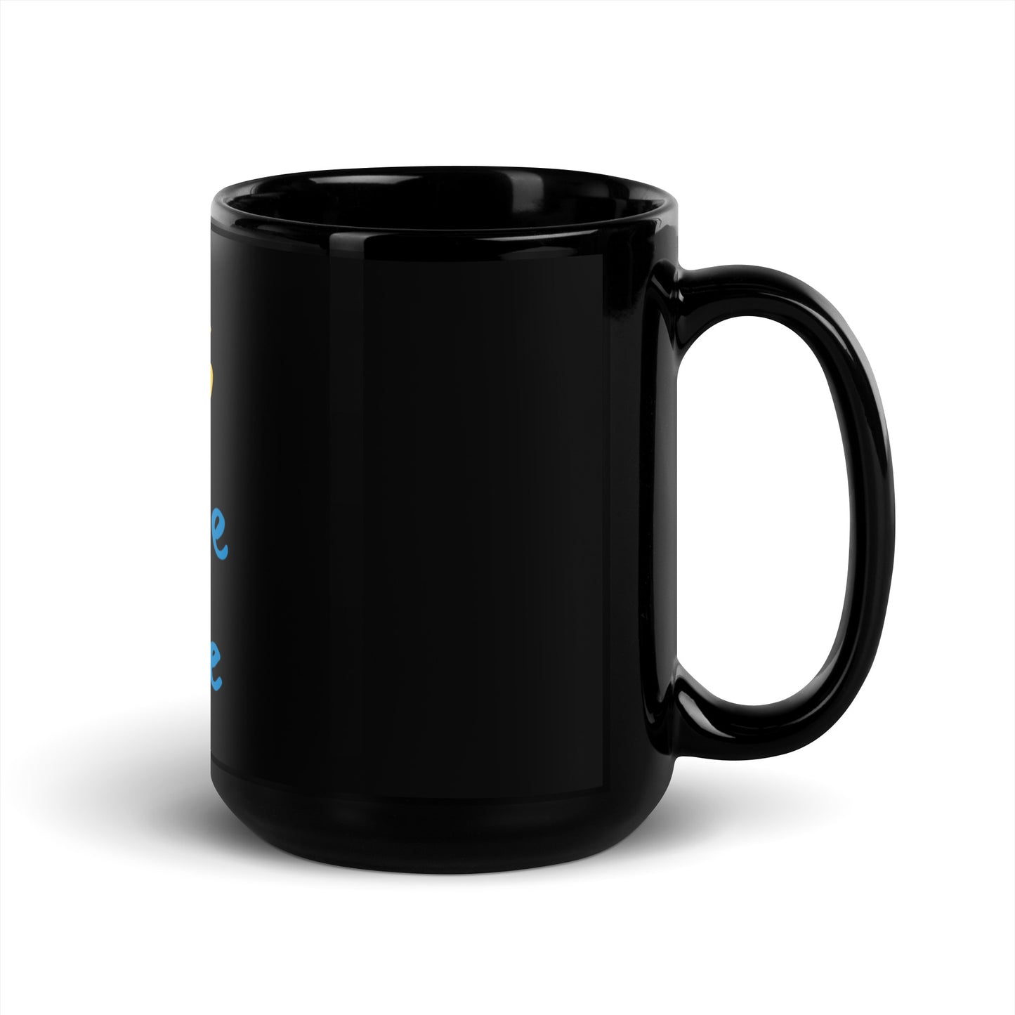 Black Glossy Mug - OG Hippie Dude