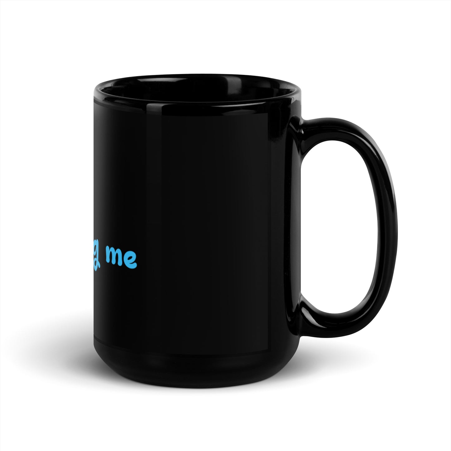 Black Glossy Mug - Loving U Loving me