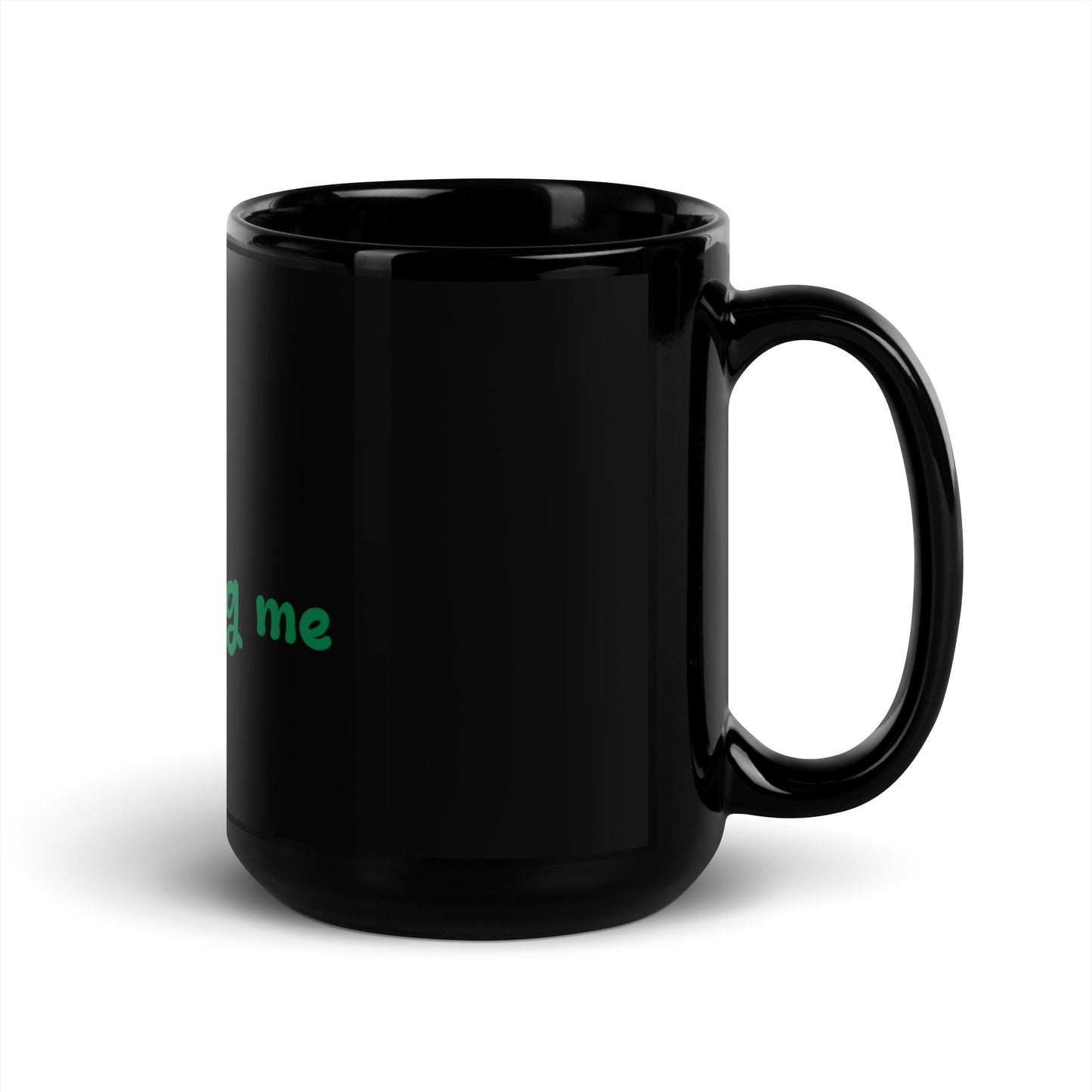 Black Glossy Mug - Loving U Loving me