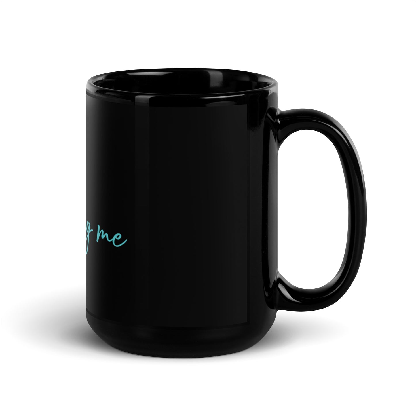 Black Glossy Mug - Loving U Loving me