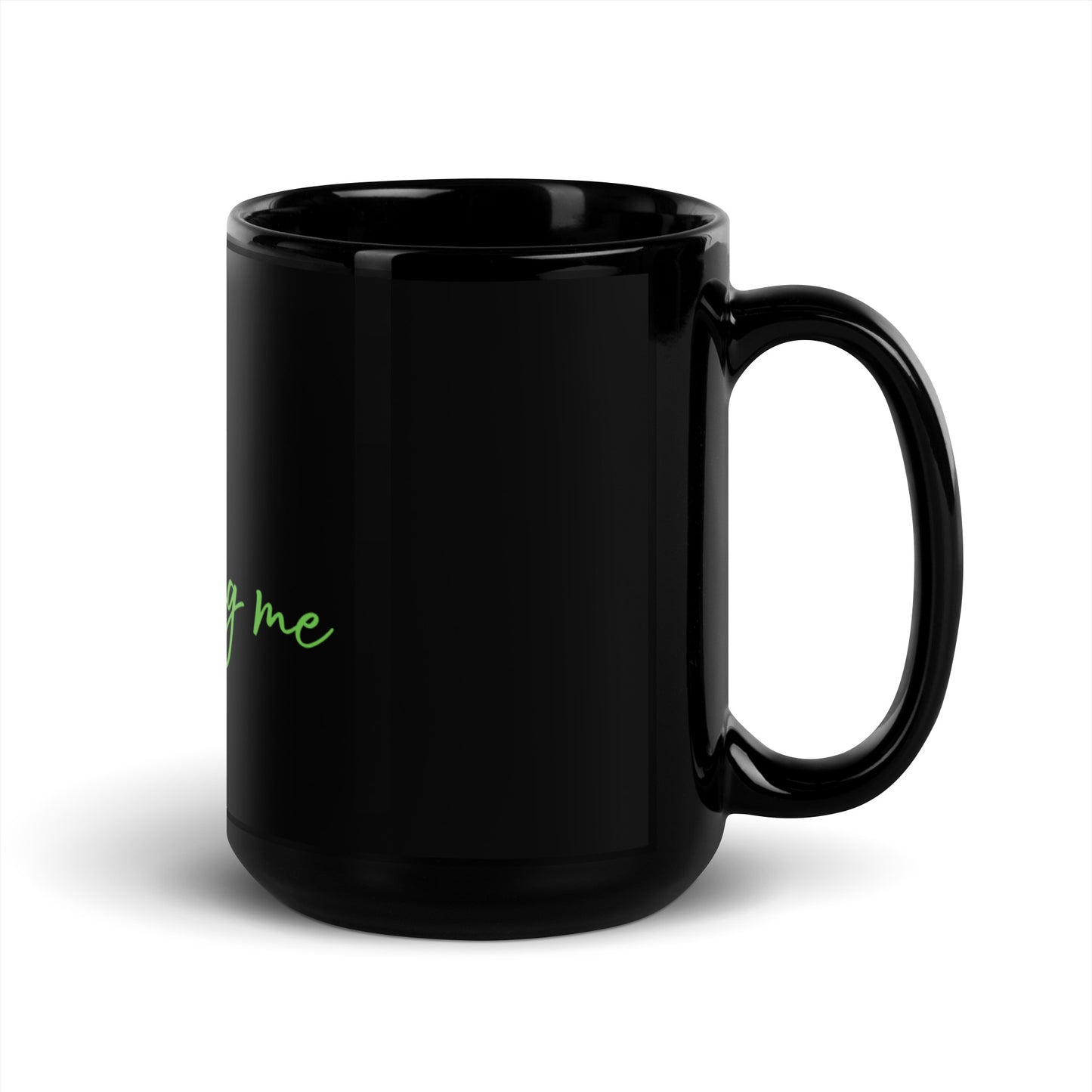 Black Glossy Mug - Loving U Loving me