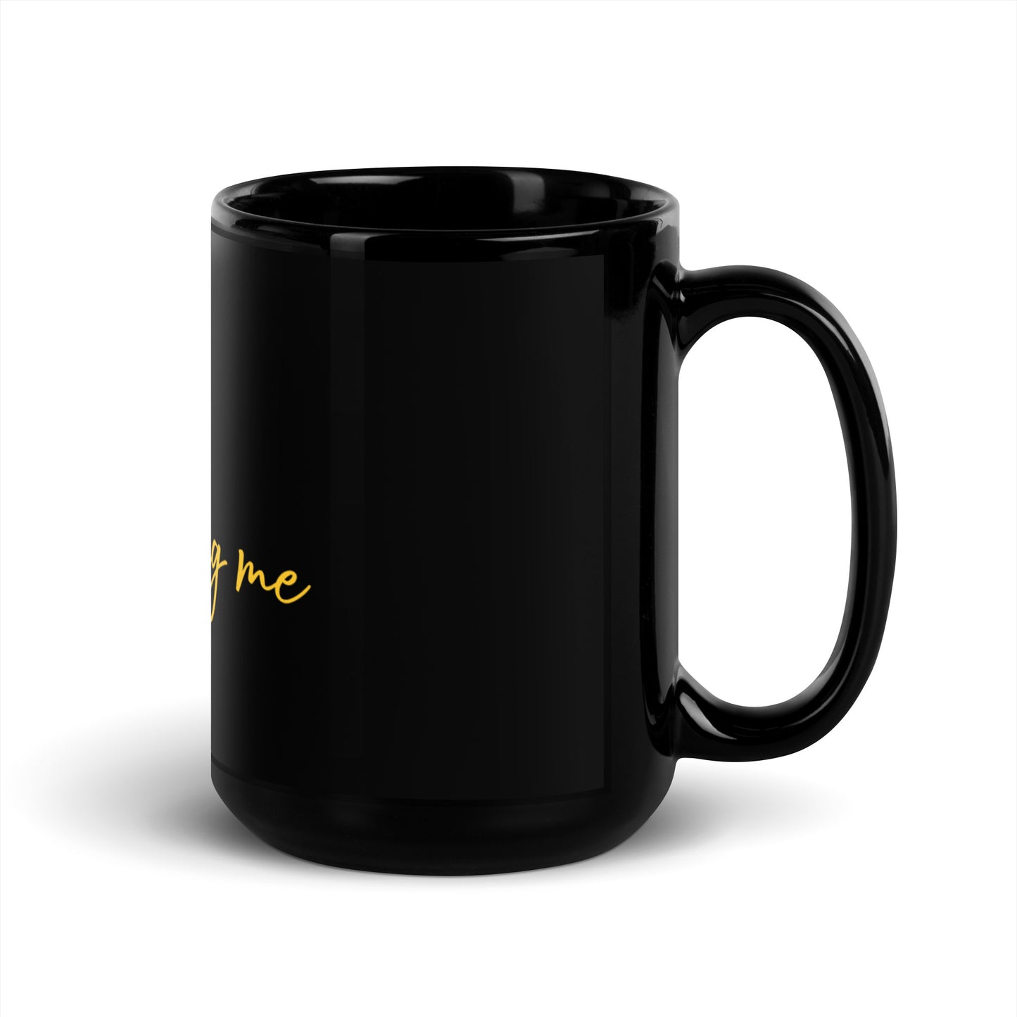 Black Glossy Mug - Loving U Loving me