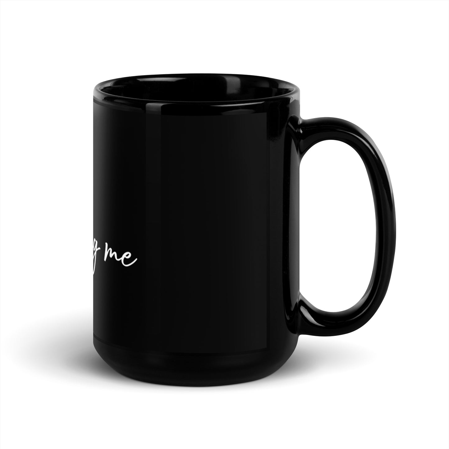 Black Glossy Mug - Loving U Loving me