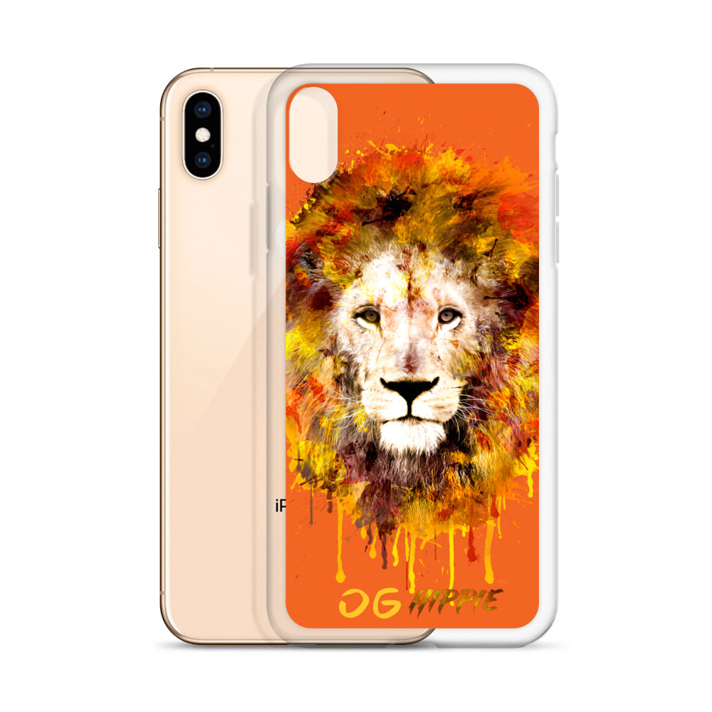 Orange Clear iPhone Case