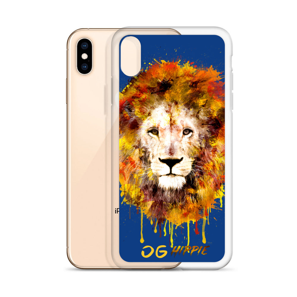 Navy Clear iPhone Case