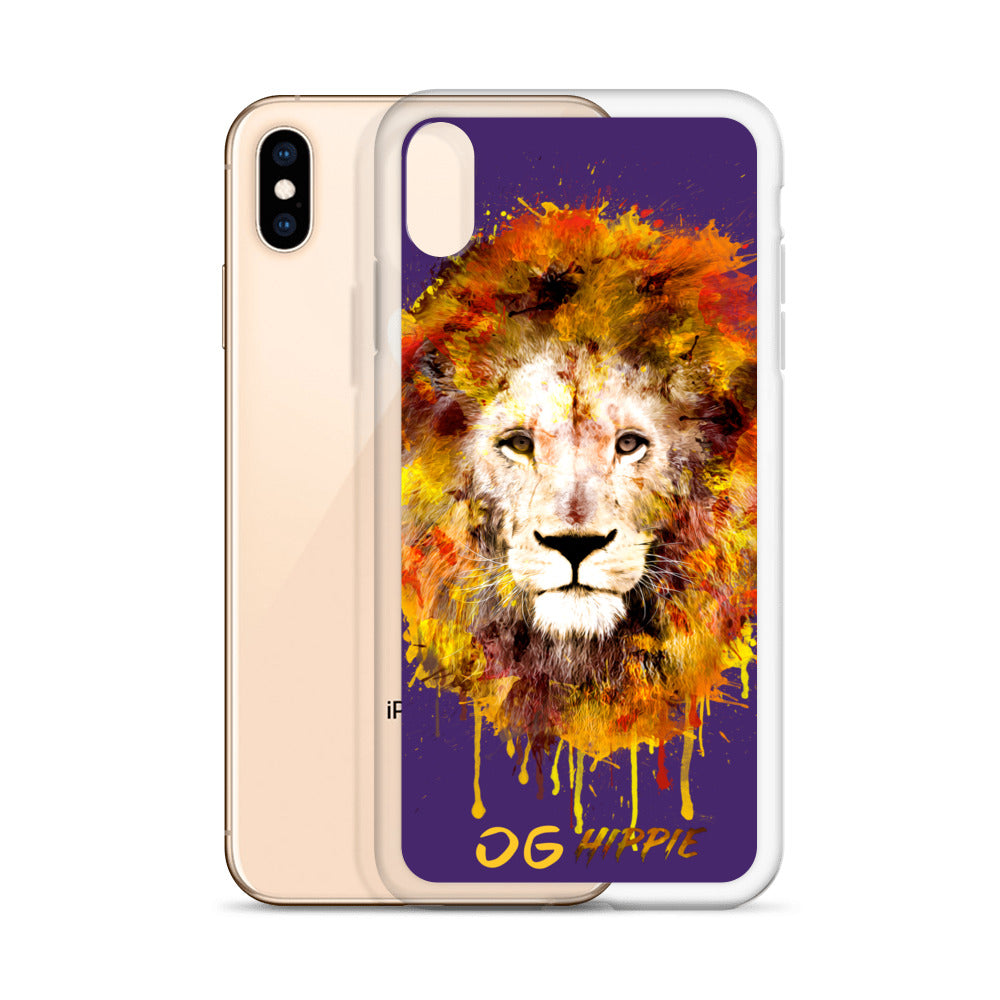 Purple Clear iPhone Case