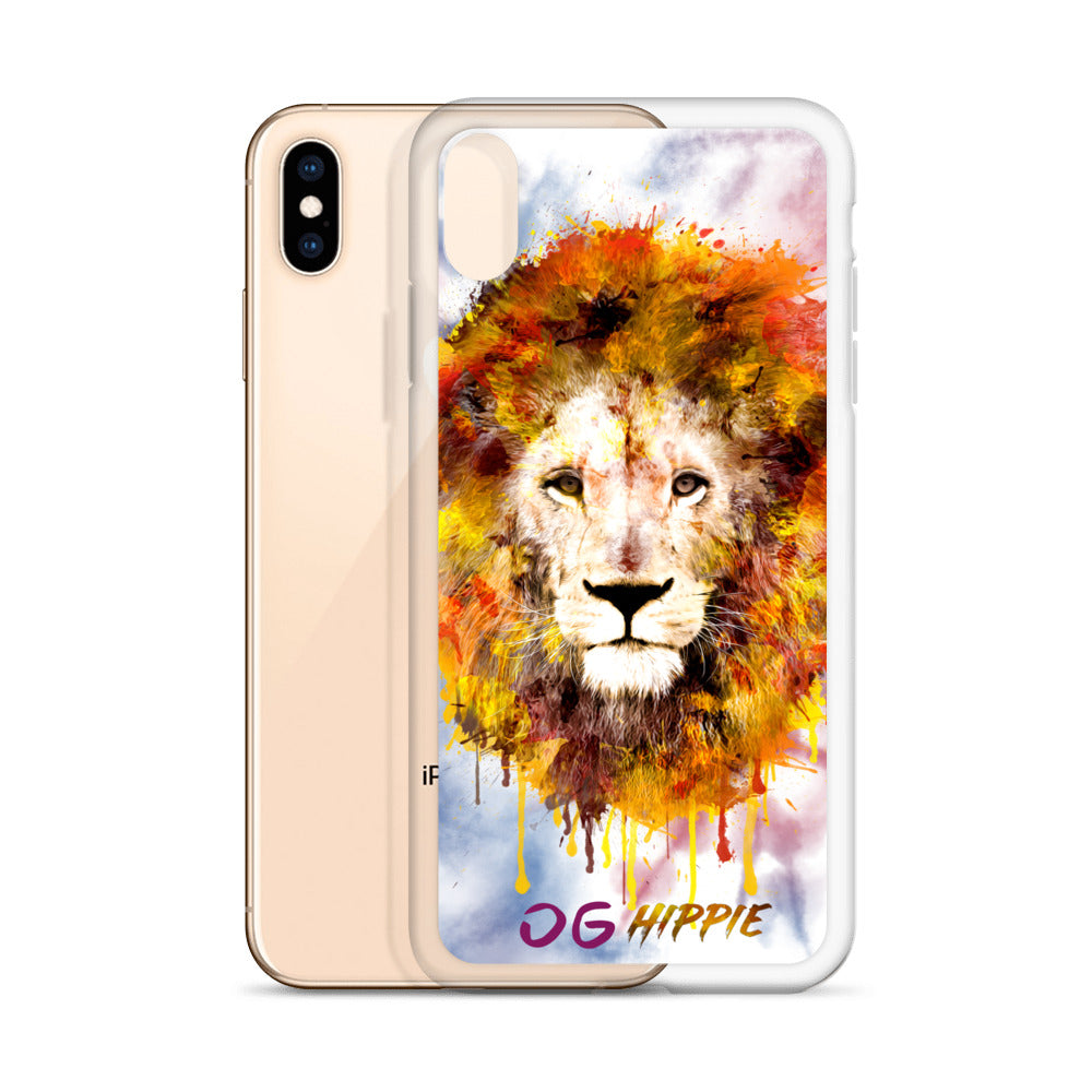 Tie Dye Clear iPhone Case