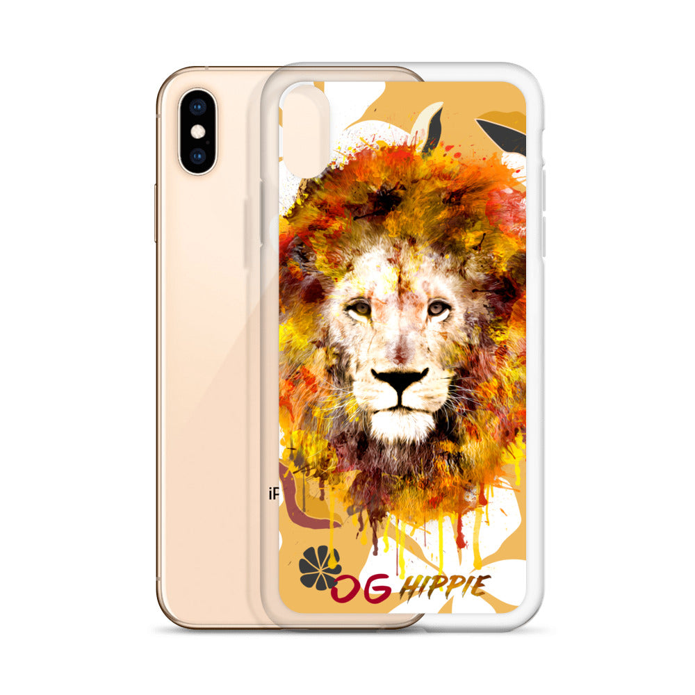 White Flowers Clear iPhone Case