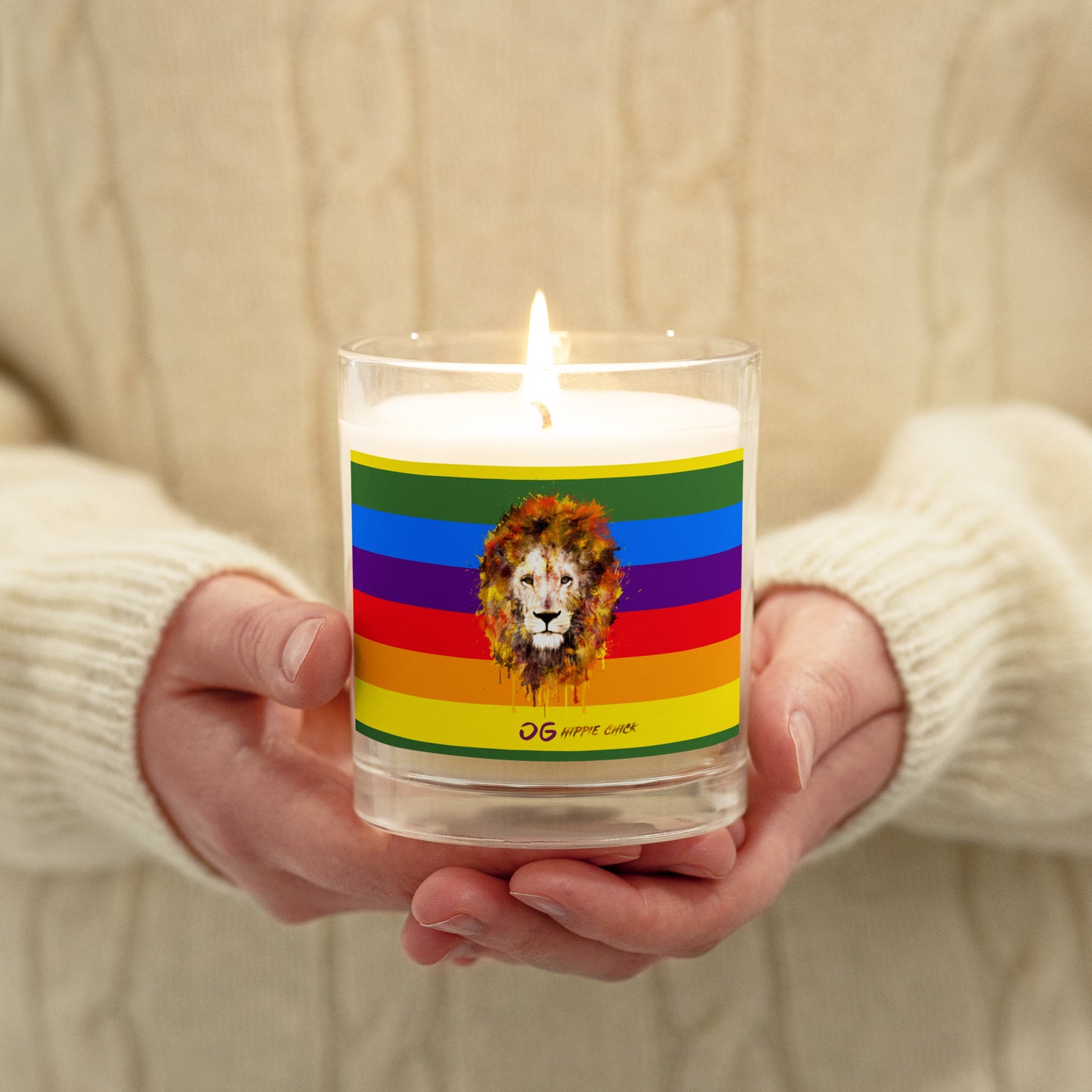 Rainbow Candle