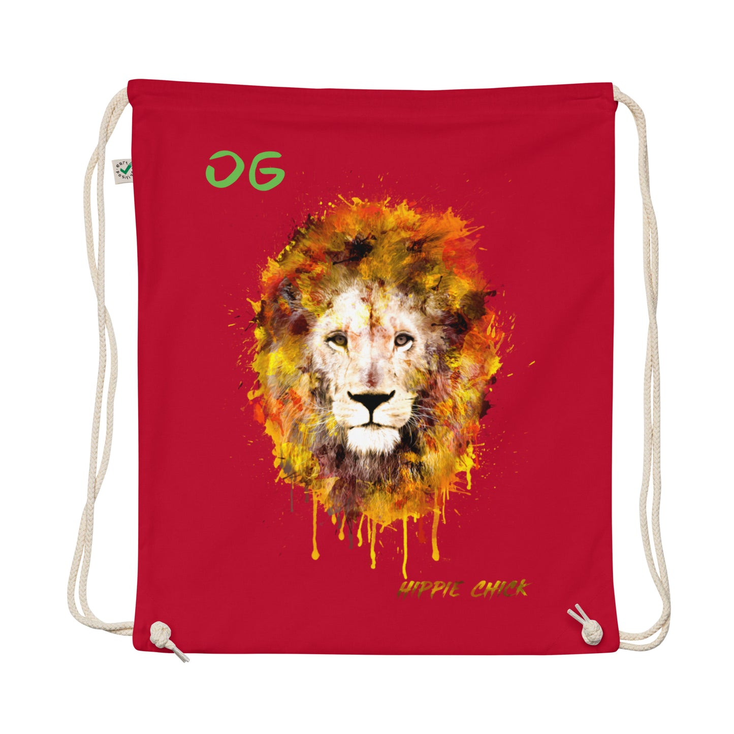 Organic Cotton Drawstring Bag - Grinch OG