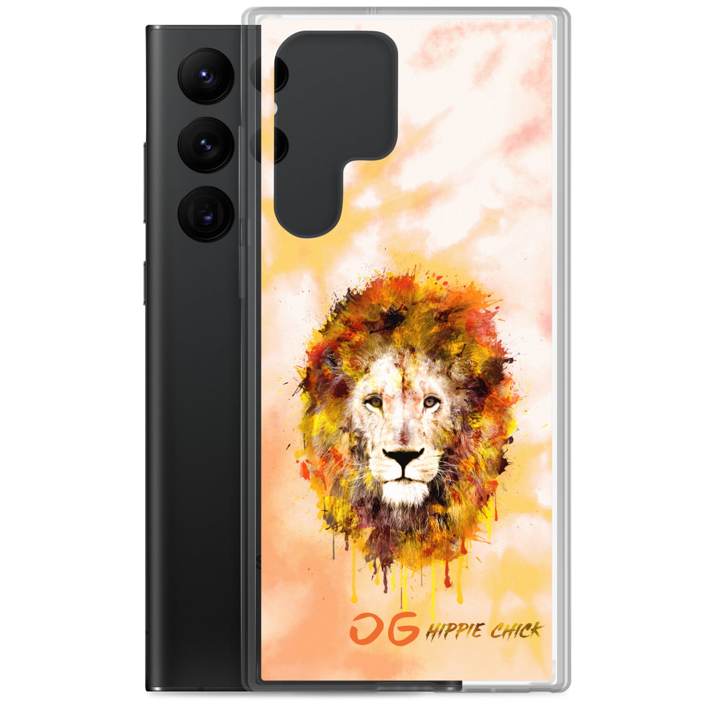 Orange Tie Dye Samsung Case