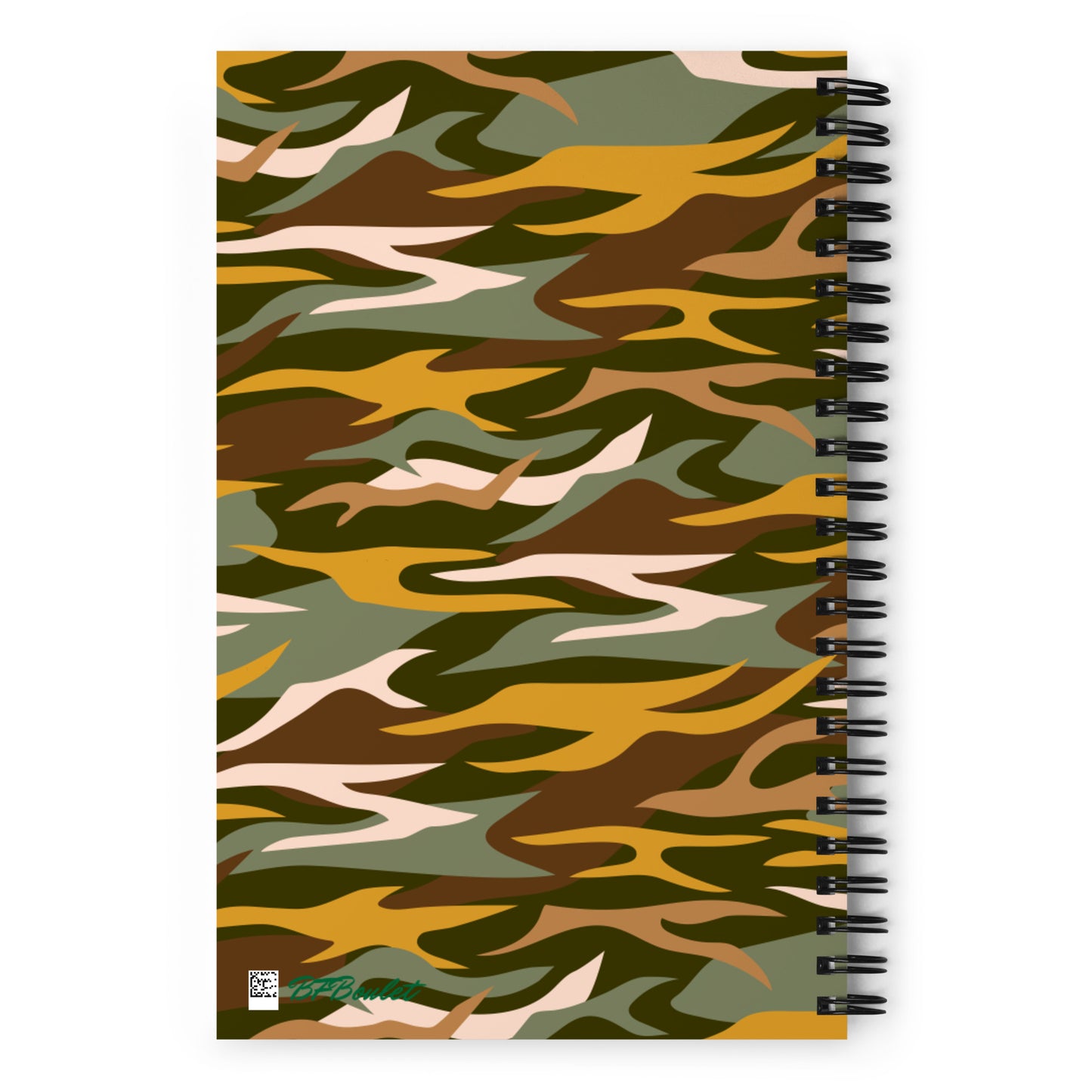 Camo Rays Spiral Notebook