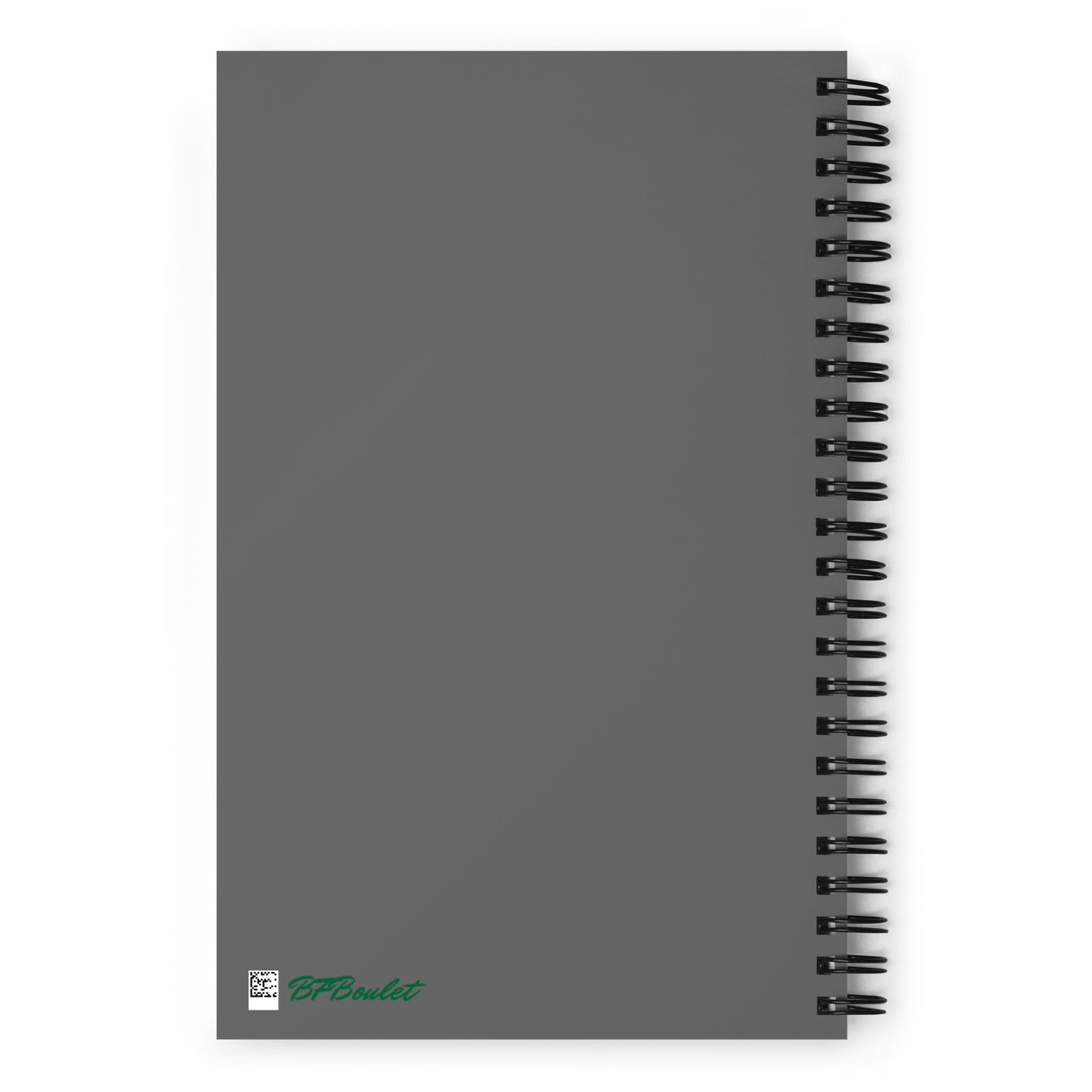 Gray Spiral Notebook