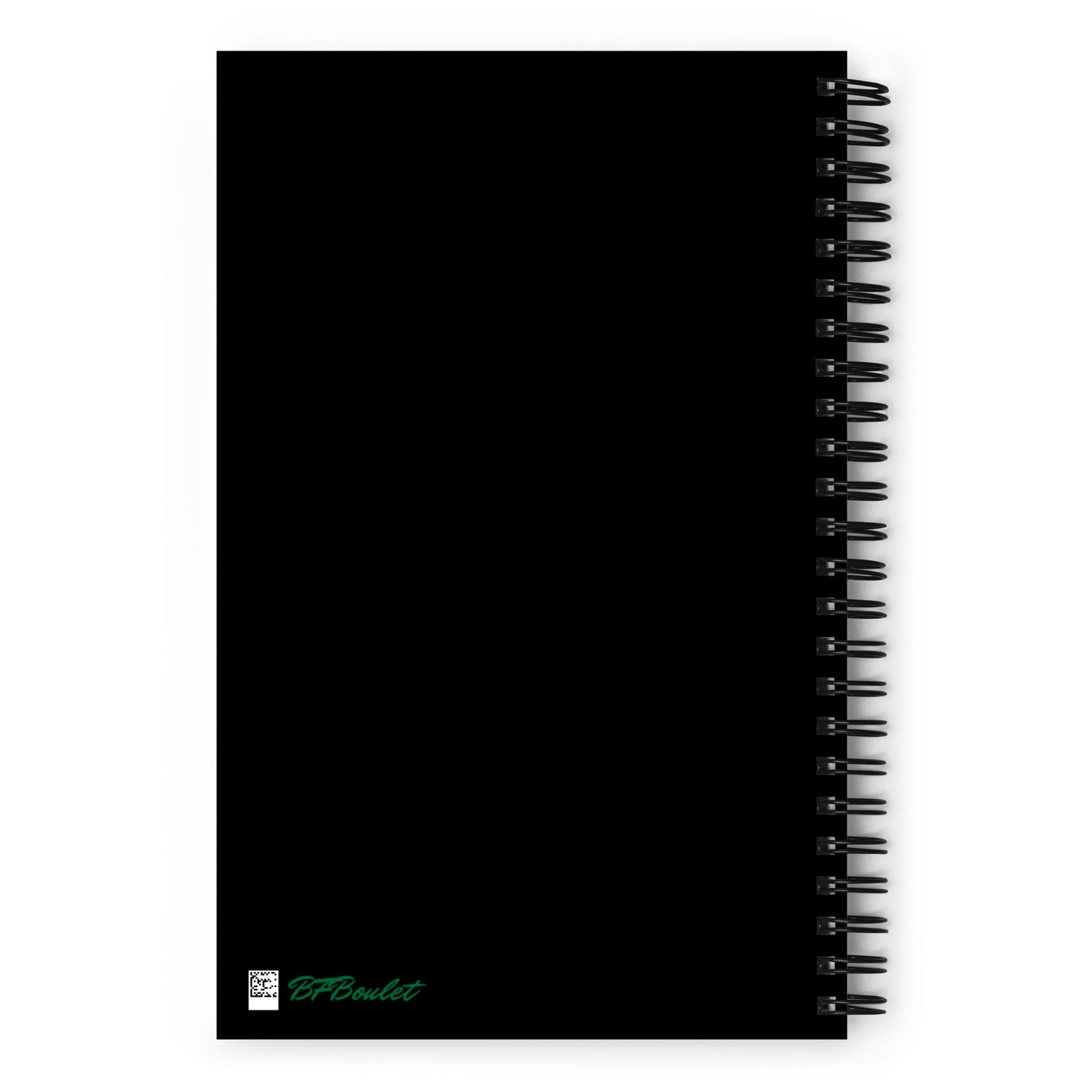 Black Spiral Notebook