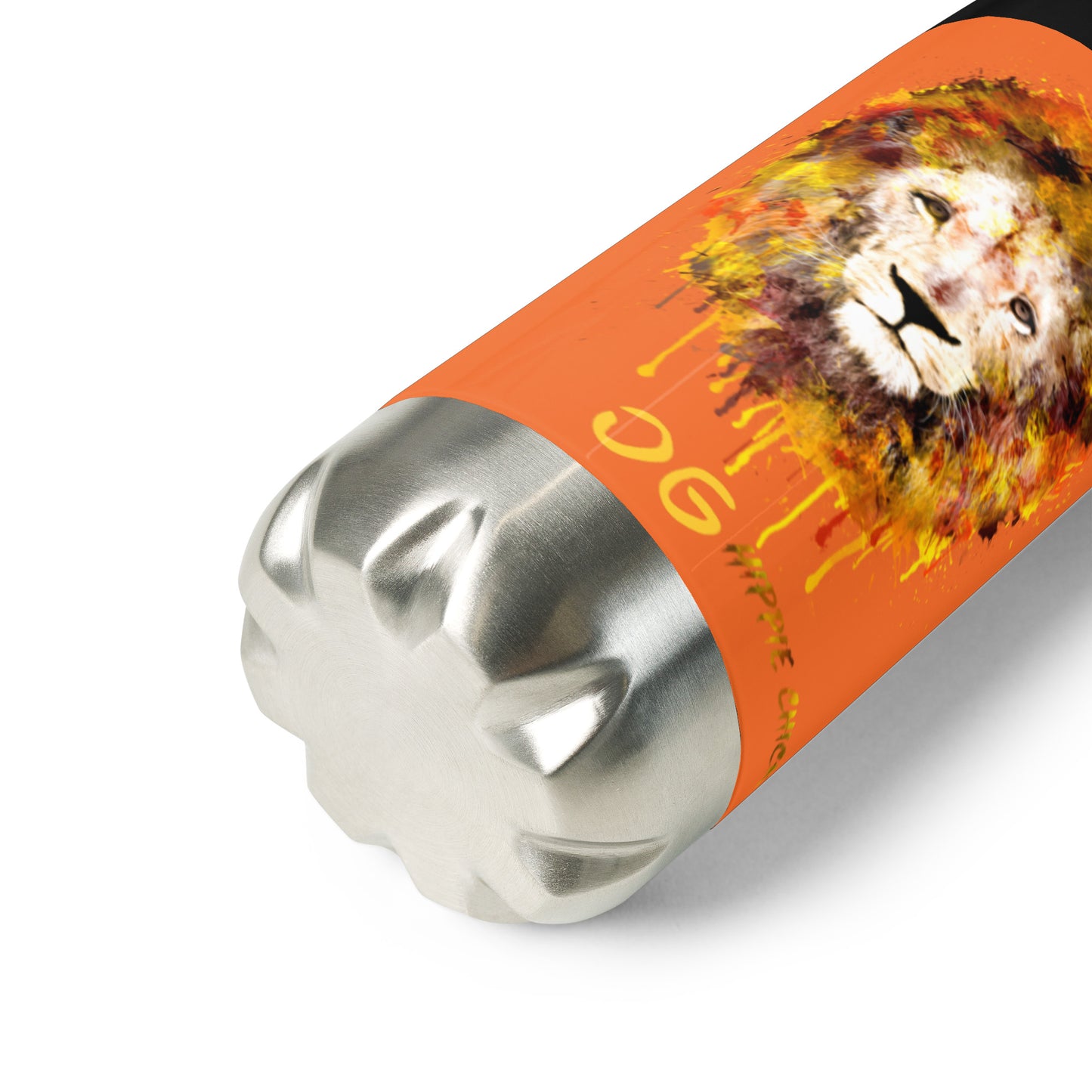 Orange Stainless Steel Water Bottle