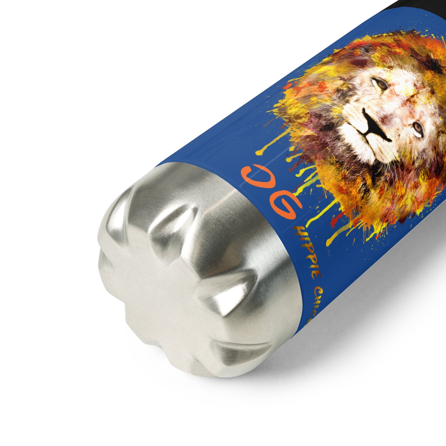 Navy Stainless Steel Water Bottle