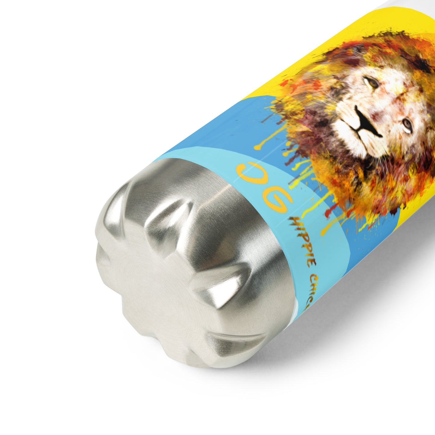 Color Waves Stainless Steel Water Bottle