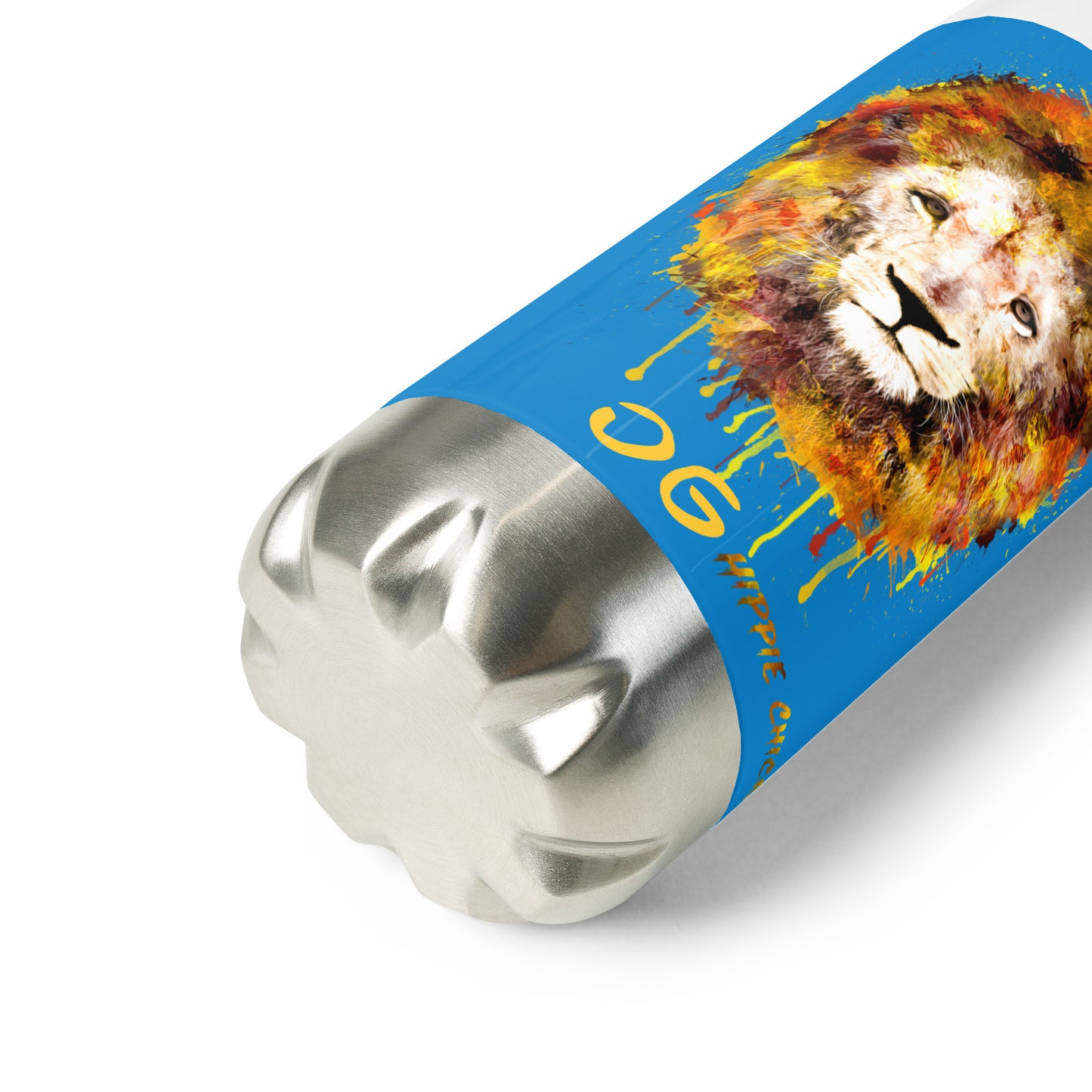 Blue Stainless Steel Water Bottle