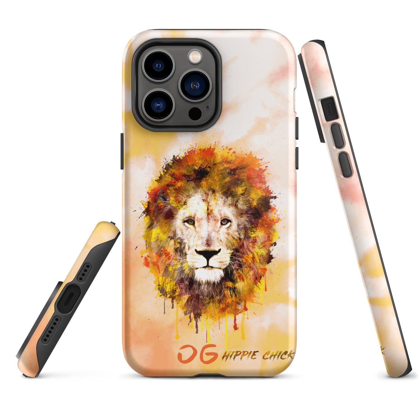 Orange Tie Dye iPhone Case