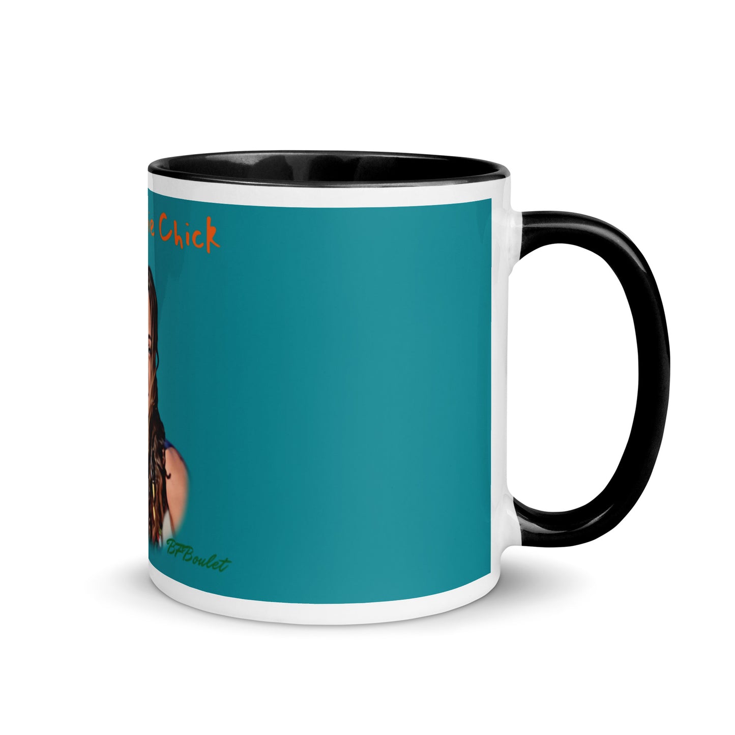 Teal Color Mug - OG Hippie Chick (BFBoulet)