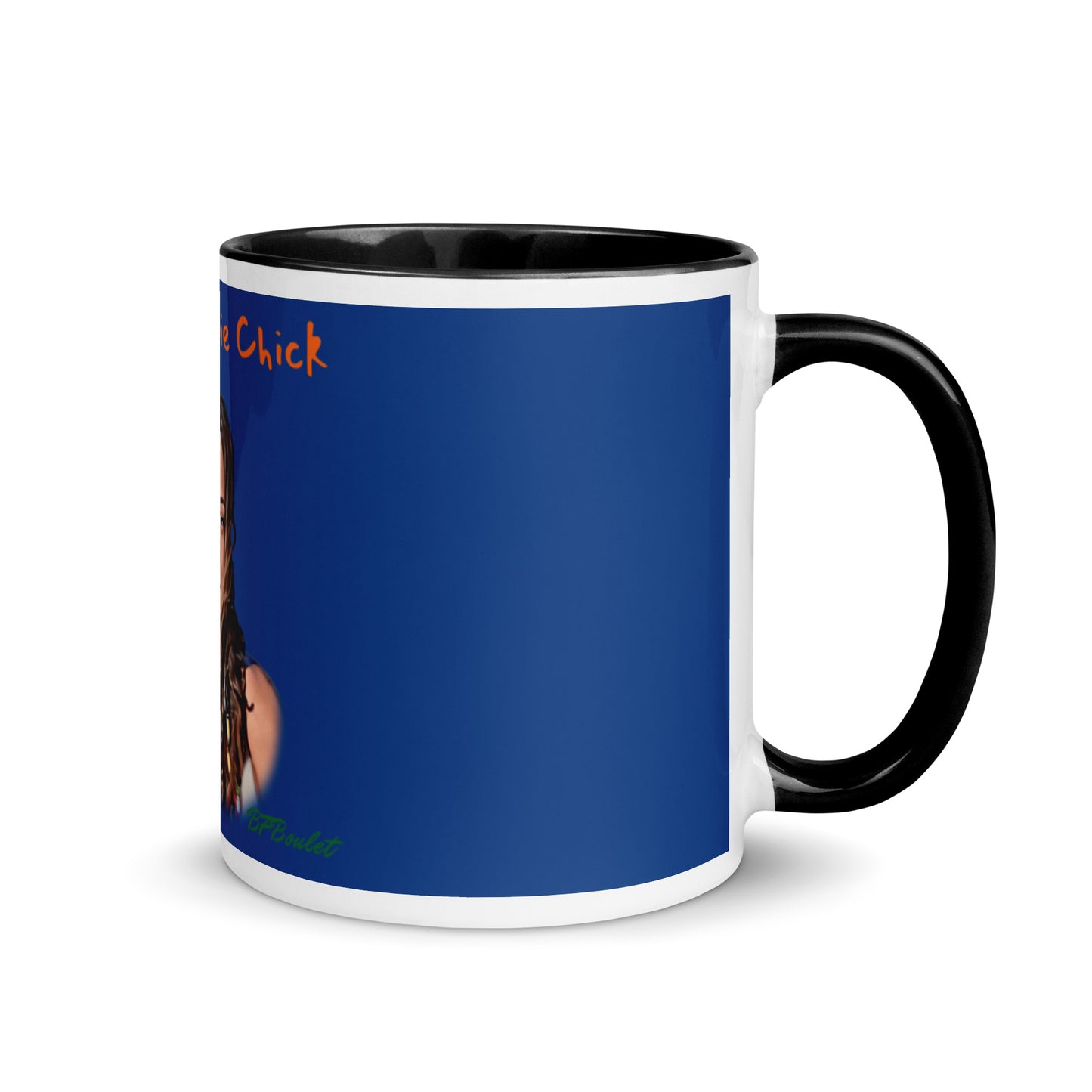 Navy Color Mug - OG Hippie Chick (BFBoulet)