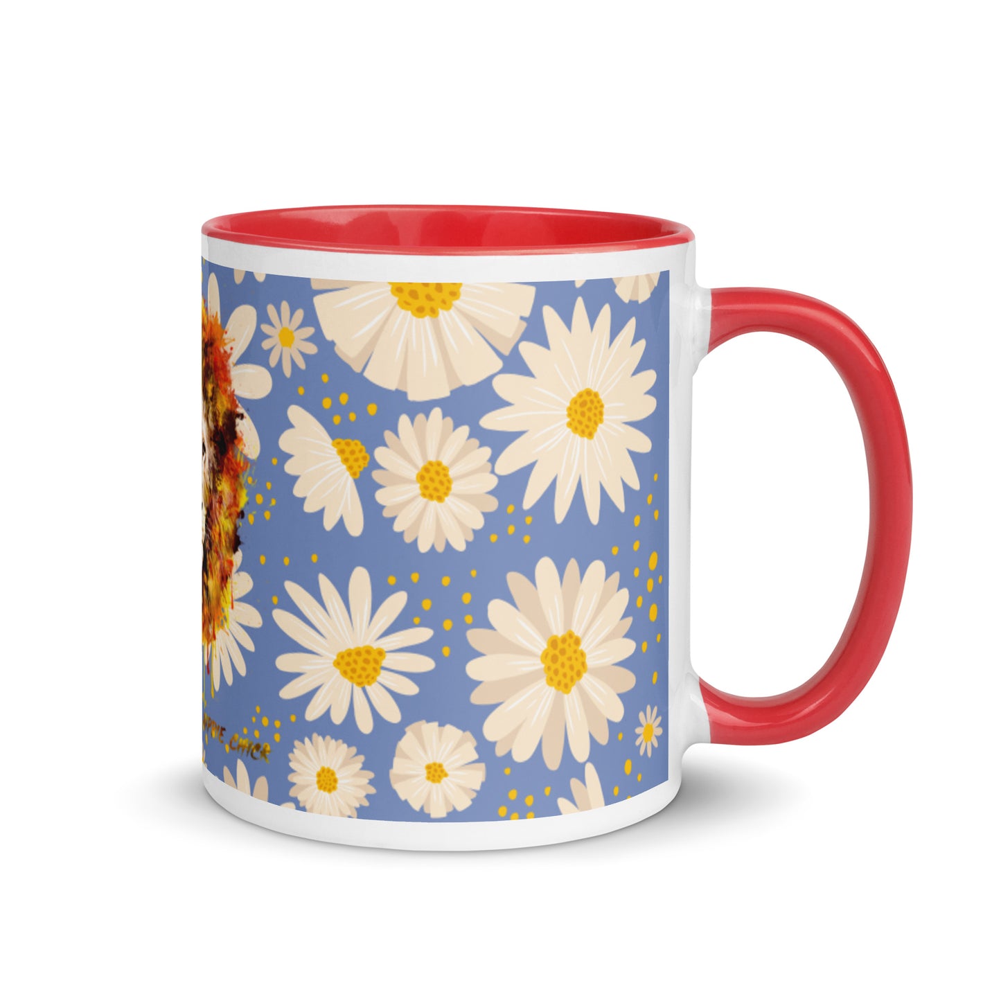 Blue Daisies Color Mug - OG Hippie Chick