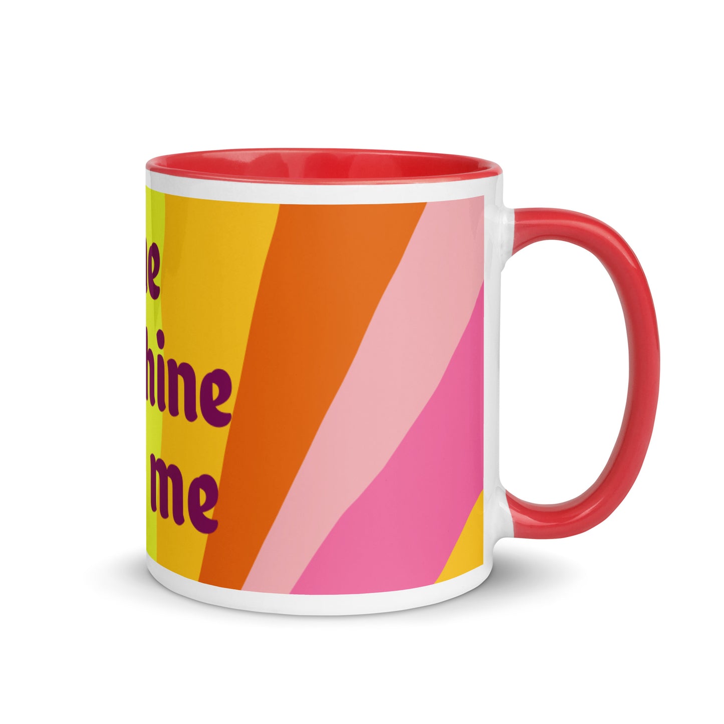 Sun Rays Color Mug - The sunshine is in me