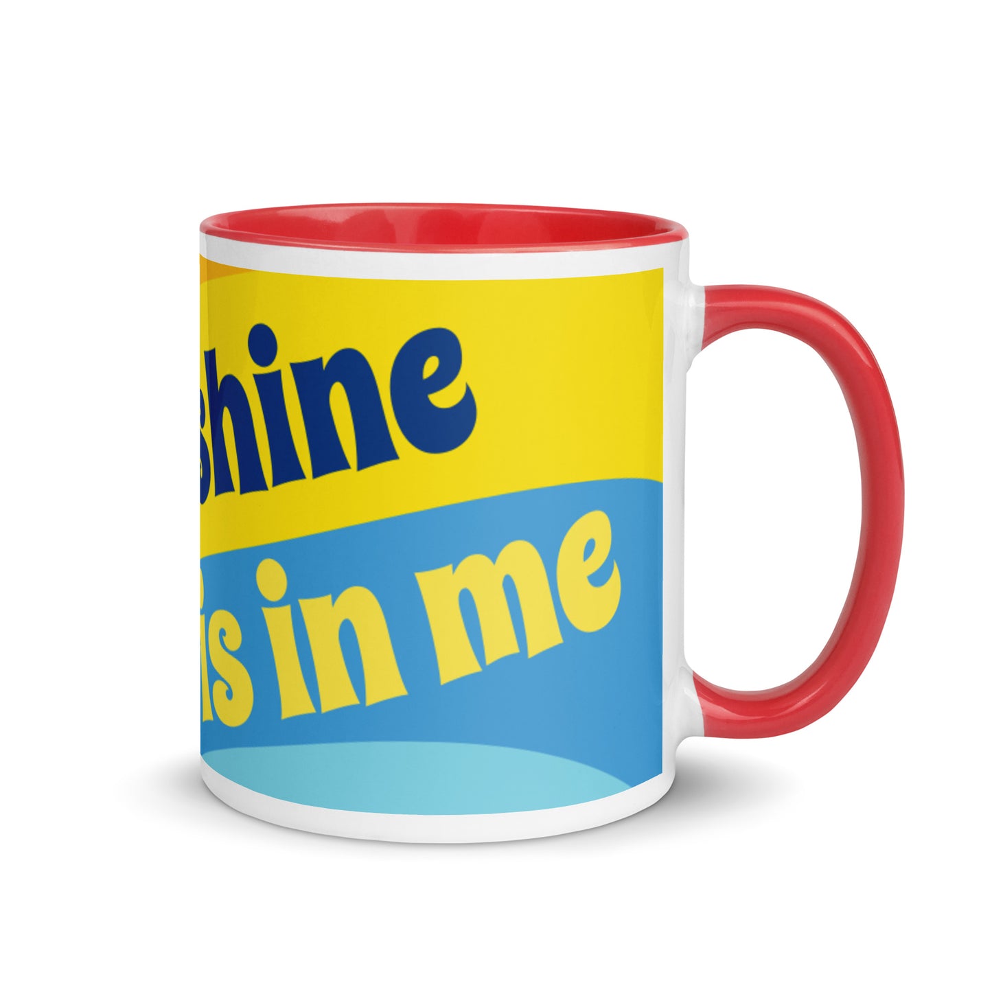 Color Waves Color Mug - The Sunshine is in me