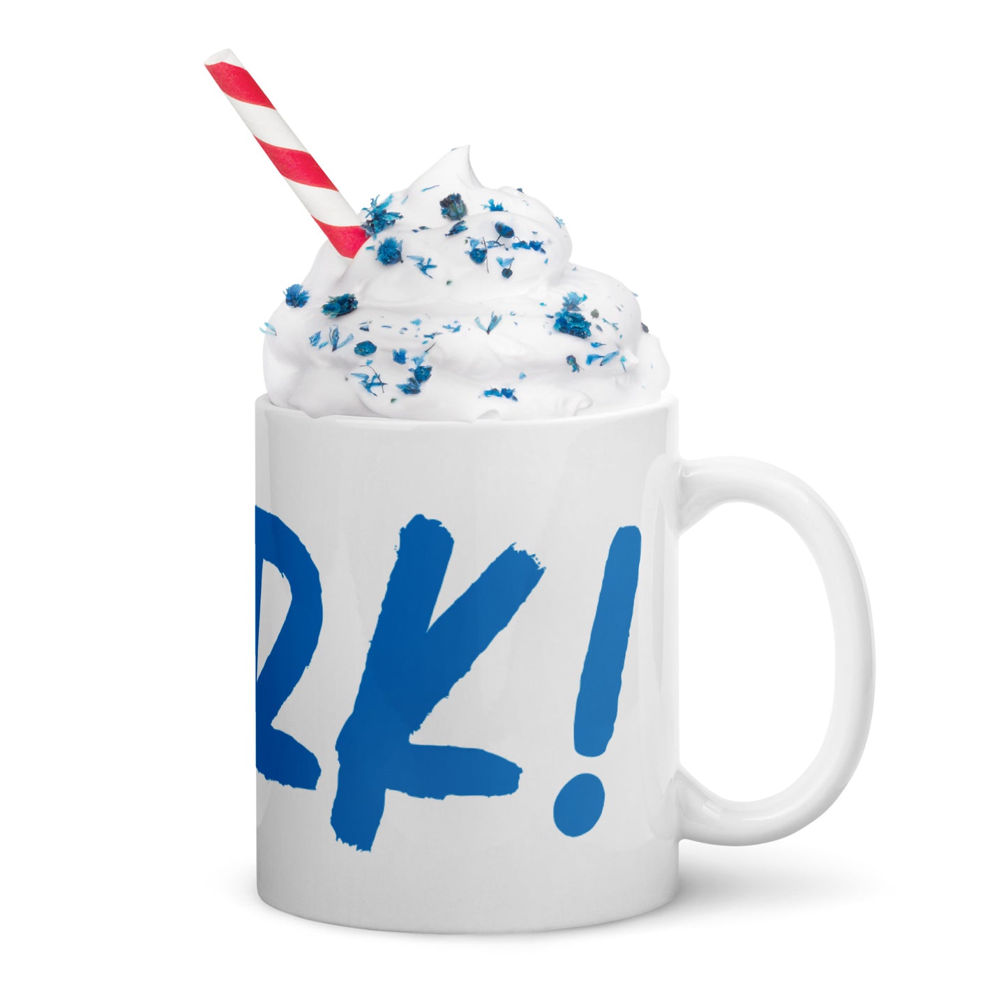 White Glossy Mug - You JERK!