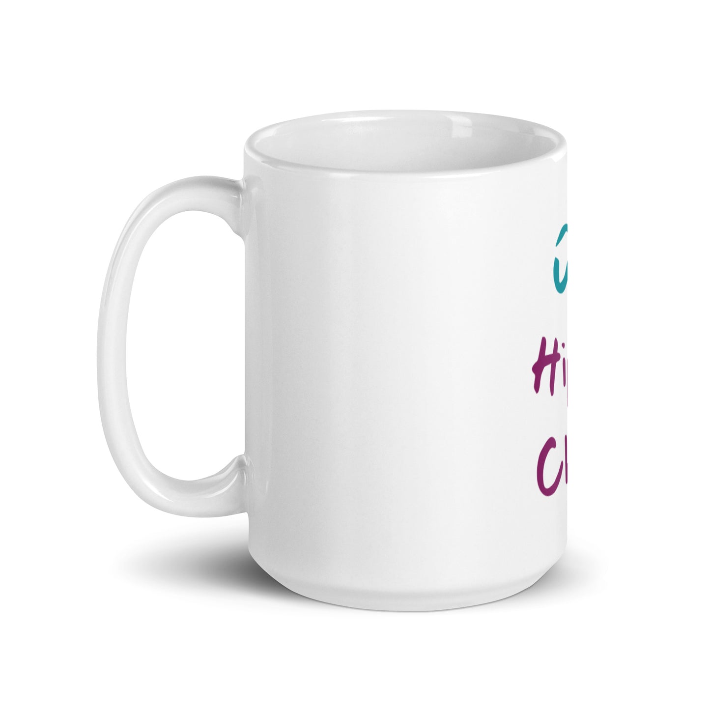 White Glossy Mug - OG Hippie Chick