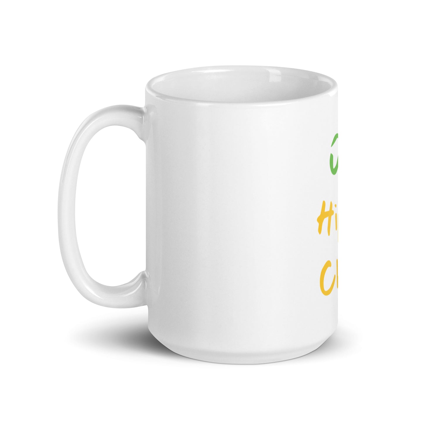 White Glossy Mug - OG Hippie Chick