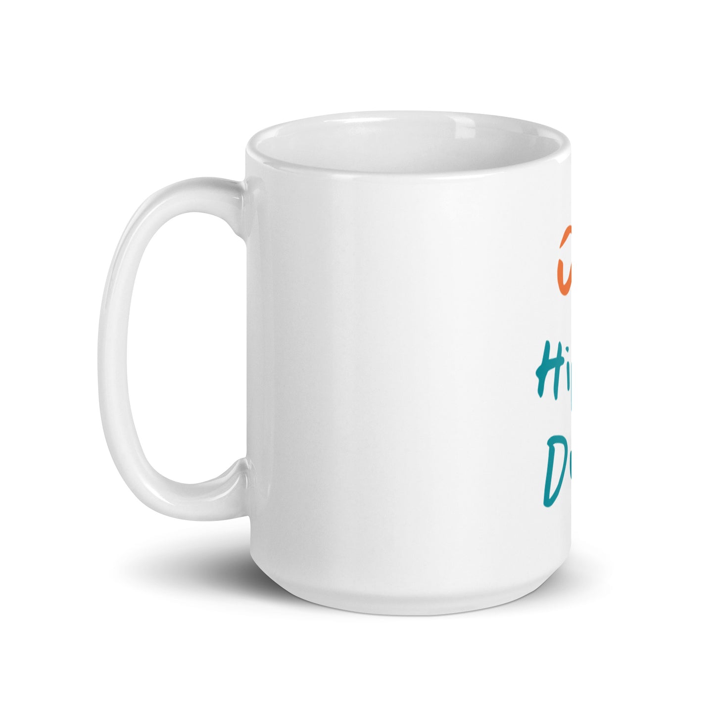 White Glossy Mug - OG Hippie Dude