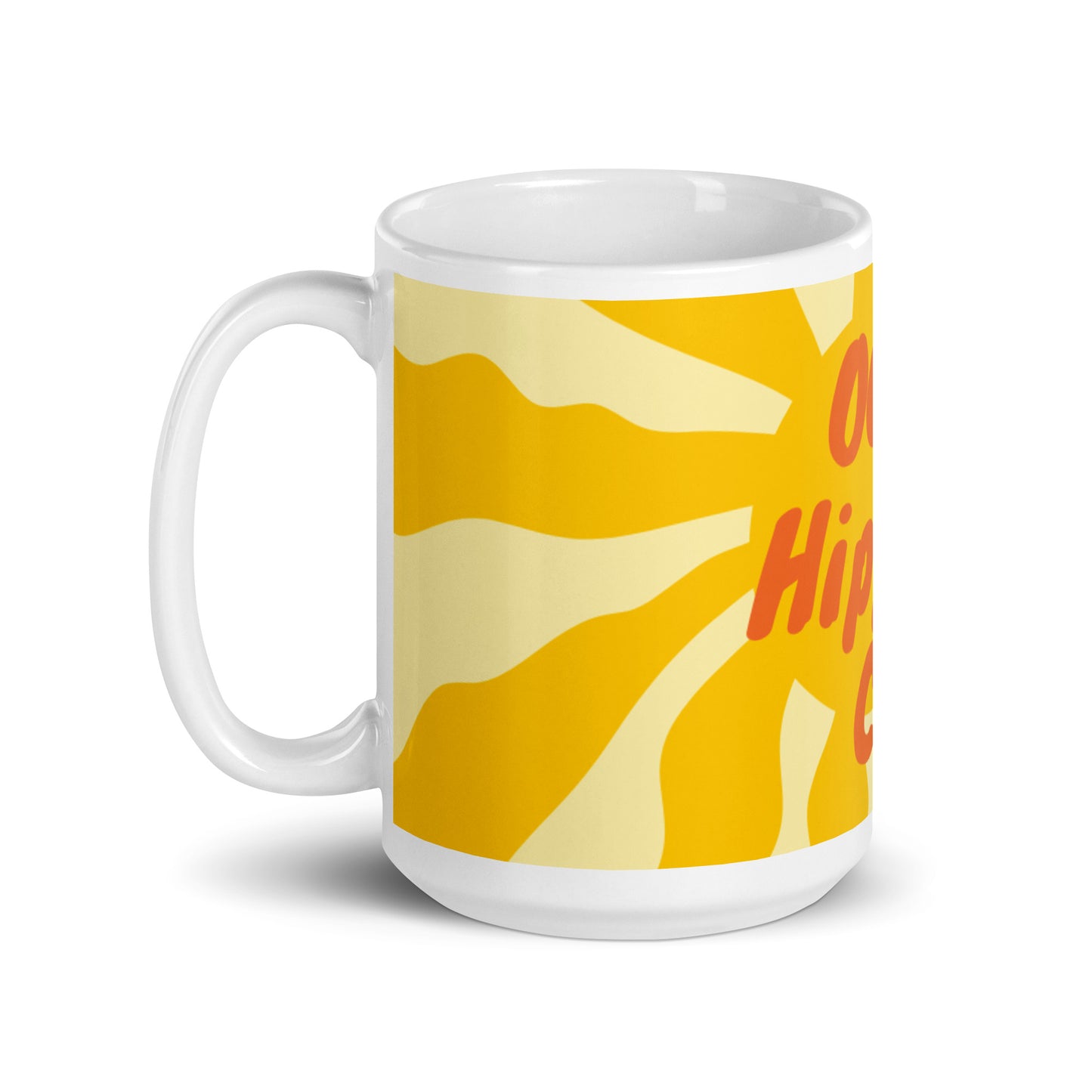 Sunshine White Glossy Mug - OG Hippie Chick