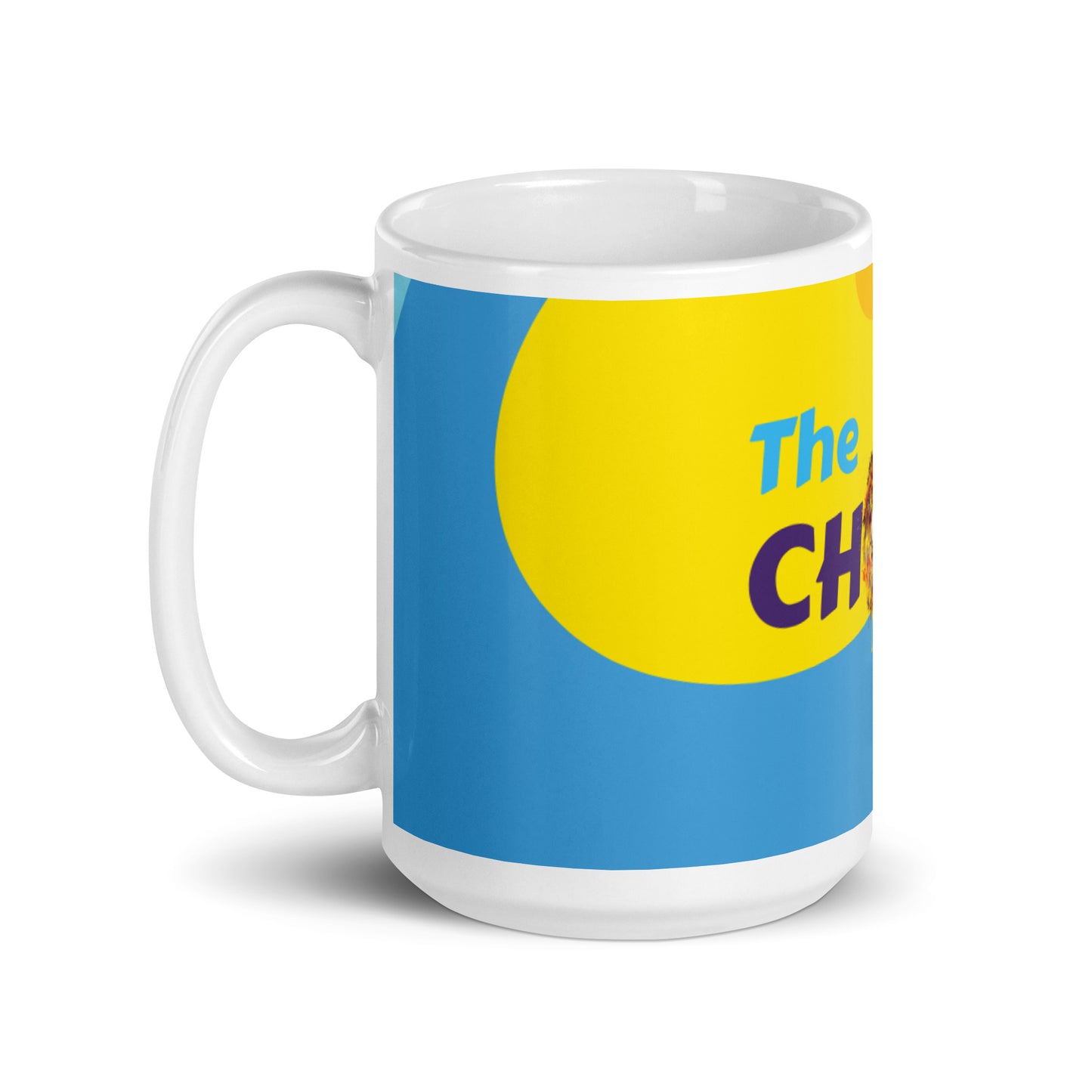 Color Waves White Glossy Mug - The Chosen One