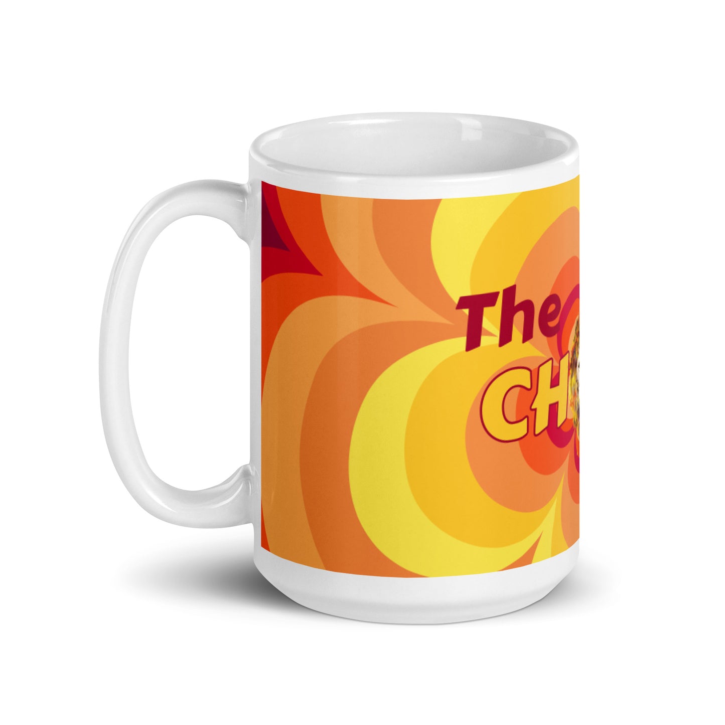 Sunny Flower 2 White Glossy Mug - The Chosen One