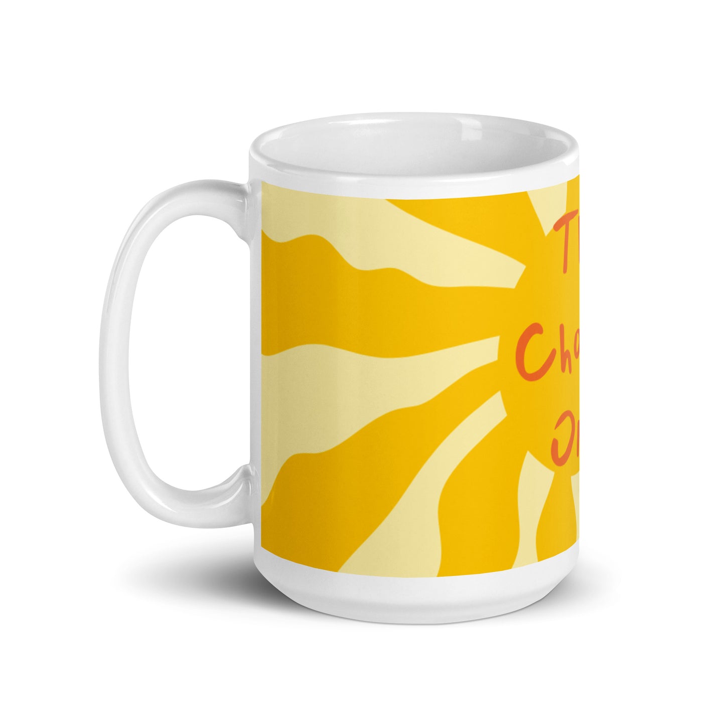 Sunshine White Glossy Mug - The Chosen One