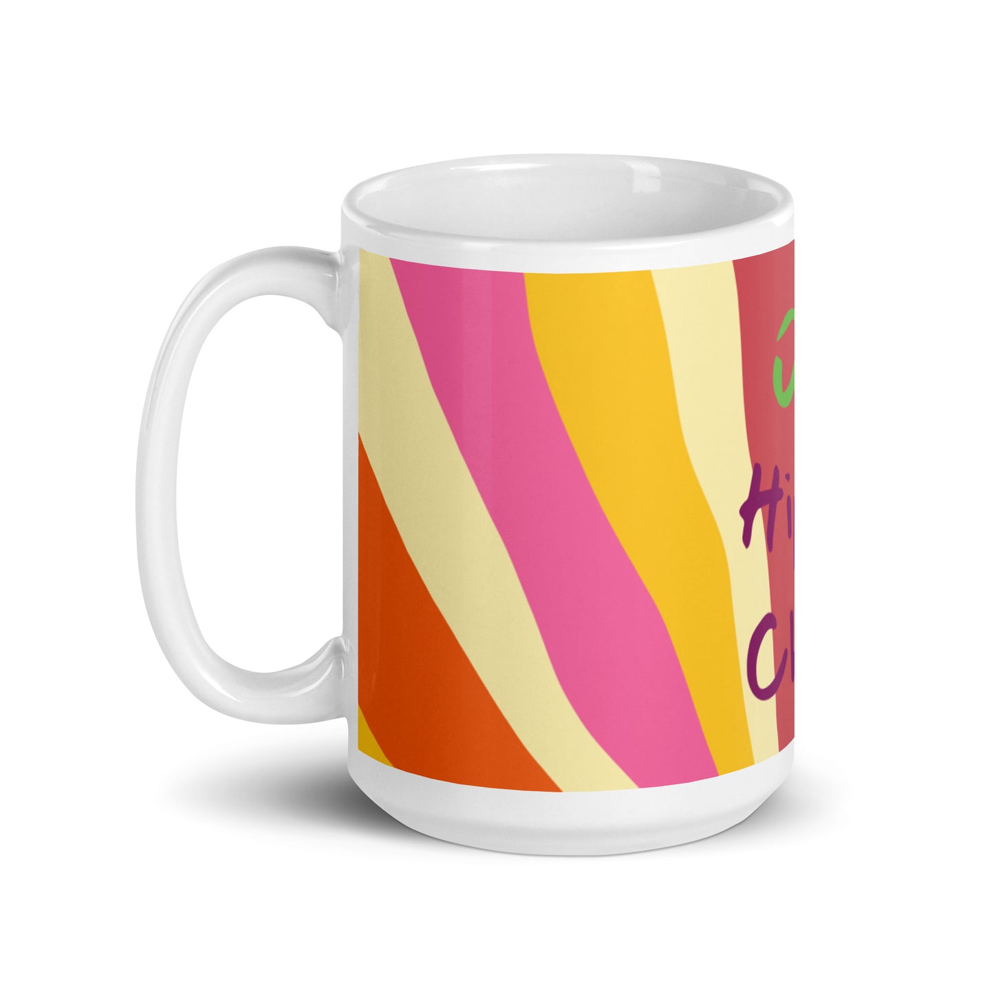 Sun Rays White Glossy Mug - OG Hippie Chick