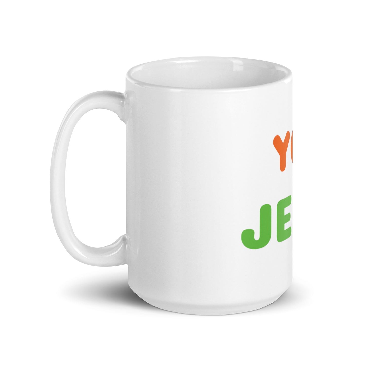 White Glossy Mug - You JERK!