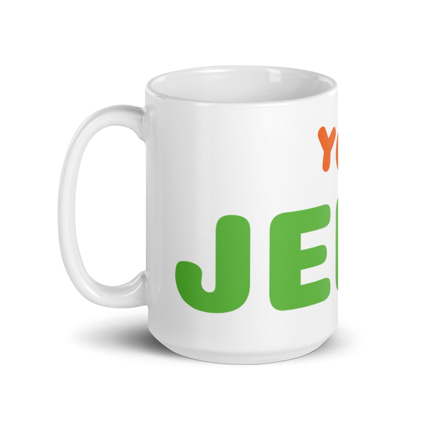 White Glossy Mug - You JERK!