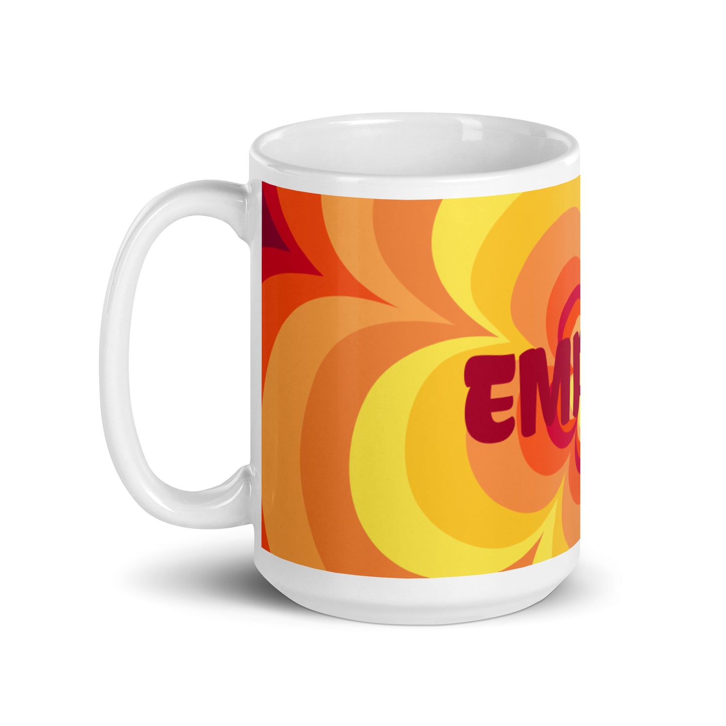Sunny Flower 2 White Glossy Mug - Empath